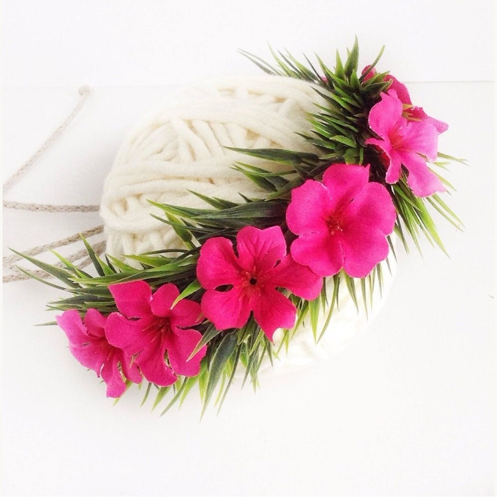 Moana Hawaiian inspired flower crown
